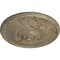 Ekena Millwork Jefferson Ceiling Medallion (Fits Canopies up to 2 7/8"), 11 3/4"OD x 3/8"P, Gobi Desert Crackle CM12JEGDC - alternate 4